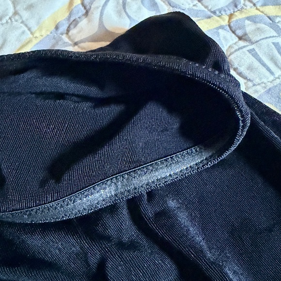 NWT Free People Call Me Later Black Strapless Flutter Top Tunic, XL - Picture 11 of 12